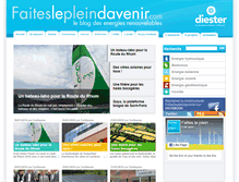 Tablet Screenshot of faiteslepleindavenir.com